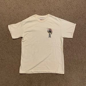 (NWT) James Dant Snappy Shop Shirt - Red (Ivory, size M)